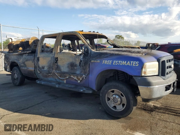 2006 Ford F-250 XL z VIN 1FTSW21516EB67766, wystawiony jako Copart lot #58045895 z przebiegiem Nie podano mil oraz Szkoda całkowita • Salvage title. Historia ofert i sprzedaży dostępna na DreamBid. Obrazek 4.