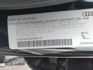 2014 Audi A6 Premium Plus с VIN WAUFGAFC0EN055147, выставлен на аукционе IAAI как лот 42521453 с пробегом 206 922 миль миль и . История ставок и продаж доступна на DreamBid. Изображение 9.