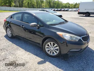 2014 Kia Forte LX with VIN KNAFX4A66E5189521, listed as a Copart auction lot 51682315 with 137,706 mi miles and Salvage Title. Bid and sale history available at carsss.com. Image 4.