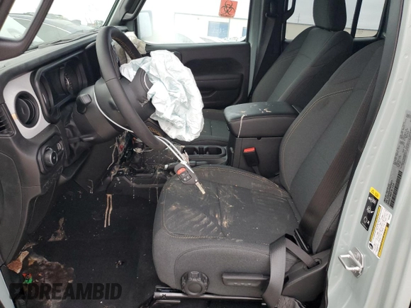 2024 Jeep Wrangler Willys с VIN 1C4RJXDG4RW266071, выставлен на аукционе Copart как лот 73152464 с пробегом 349 миль миль и Списание • Salvage title. История ставок и продаж доступна на DreamBid. Изображение 7.
