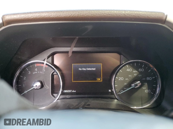2019 Ford F-350 XL with VIN 1FT8W3DT3KEC29866, listed as a Copart auction lot 53613125 with 95,237 mi miles and Salvage title. Bid and sale history available at DreamBid. Image 9.