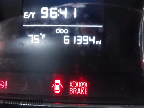 2017 Kia Forte LX with VIN 3KPFK4A7XHE112475, listed as a IAAI auction lot 40762895 with 61,394 mi miles. Bid and sale history available at carsss.com. Image 15.