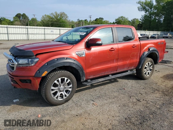 2019 Ford Ranger XL with VIN 1FTER4FH1KLA91958, listed as a Copart auction lot 51321035 with 64,249 mi miles and Salvage title. Bid and sale history available at DreamBid. Image 1.