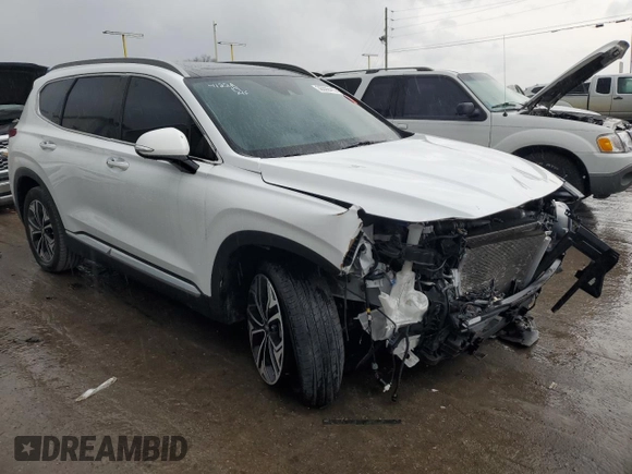 2019 Hyundai Santa Fe Ultimate with VIN 5NMS5CAA4KH021309, listed as a Copart auction lot 36098413 with 76,221 mi miles. Bid and sale history available at carsss.com. Image 4.