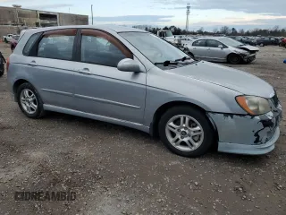 2005 Kia Spectra with VIN KNAFE161055128022, listed as a Copart auction lot 85615204 with 105,444 mi miles and Clean Title. Bid and sale history available at DreamBid. Image 4.