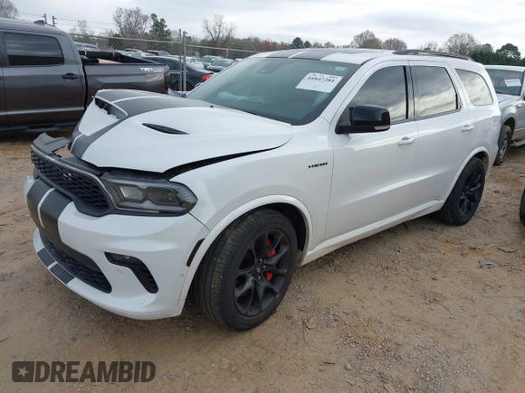 2021 Dodge Durango R/T with VIN 1C4SDJCT5MC549058, listed as a IAAI auction lot 41847281 with 99,556 mi miles and . Bid and sale history available at DreamBid. Image 17.