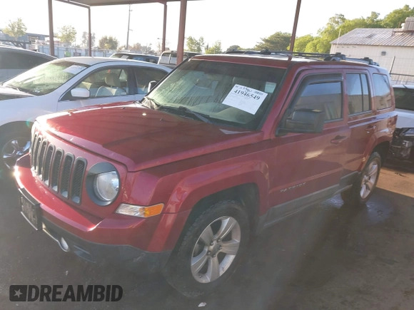2011 Jeep Patriot Latitude X with VIN 1J4NF4GB5BD124256, listed as a IAAI auction lot 41946549 with 176,122 mi miles and . Bid and sale history available at DreamBid. Image 17.