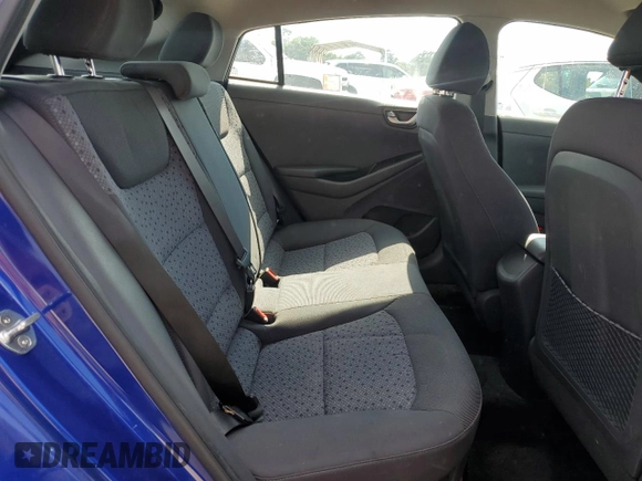 2019 Hyundai Ioniq Blue with VIN KMHC65LCXKU116568, listed as a Copart auction lot 62124295 with 93,204 mi miles and Salvage title. Bid and sale history available at DreamBid. Image 10.