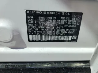 2025 Honda HR-V EX-L with VIN 3CZRZ1H73SM736834, listed as a Copart auction lot 49257865 with 3,477 mi miles and Salvage Title. Bid and sale history available at carsss.com. Image 14.