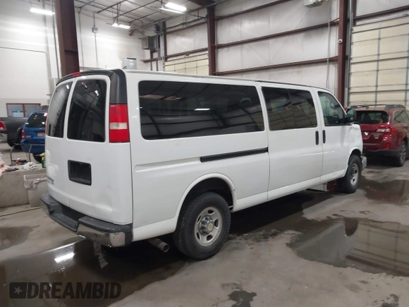 2014 Chevrolet Express Passenger LT with VIN 1GAZG1FG9E1127529, listed as a IAAI auction lot 42151349 with 192,333 mi miles and . Bid and sale history available at DreamBid. Image 4.