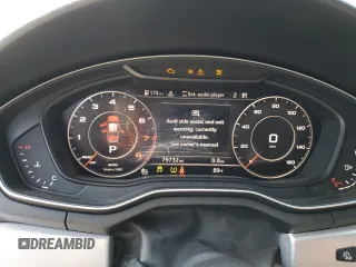 2017 Audi A4 Premium Plus with VIN WAUENAF45HN022756, listed as a Copart auction lot 80840054 with 79,732 mi miles and Non Repairable. Bid and sale history available at carsss.com. Image 9.