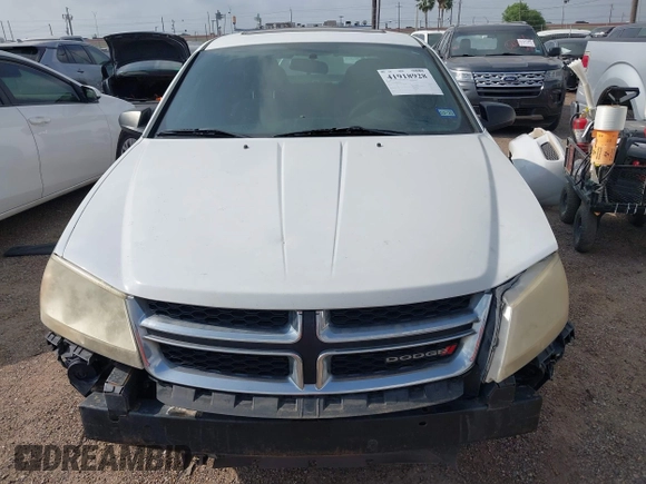 2013 Dodge Avenger SE with VIN 1C3CDZAB6DN548104, listed as a IAAI auction lot 41918928 with 189,315 mi miles and . Bid and sale history available at carsss.com. Image 13.