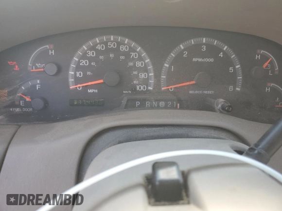 2002 Ford F-150 XLT with VIN 1FTRW07L22KB89313, listed as a Copart auction lot 76680834 with 377,443 mi miles and Salvage Title. Bid and sale history available at DreamBid. Image 9.