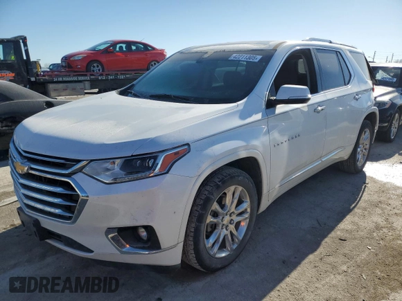 2019 Chevrolet Traverse RS with VIN 1GNEVJKW9KJ115697, listed as a Copart auction lot 42211305 with 44,718 mi miles and Salvage Title. Bid and sale history available at carsss.com. Image 1.