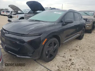 2024 Chevrolet Equinox EV RS z VIN 3GN7DPRR2RS222582, wystawiony jako Copart lot #79703914 z przebiegiem 1129 mil mil oraz Szkody całkowita. Historia ofert i sprzedaży dostępna na DreamBid. Obrazek 1.