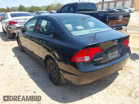 2008 Honda Civic LX z VIN 1HGFA16578L066623, wystawiony jako IAAI lot #42027113 z przebiegiem 173 241 mil mil oraz . Historia ofert i sprzedaży dostępna na DreamBid. Obrazek 3.