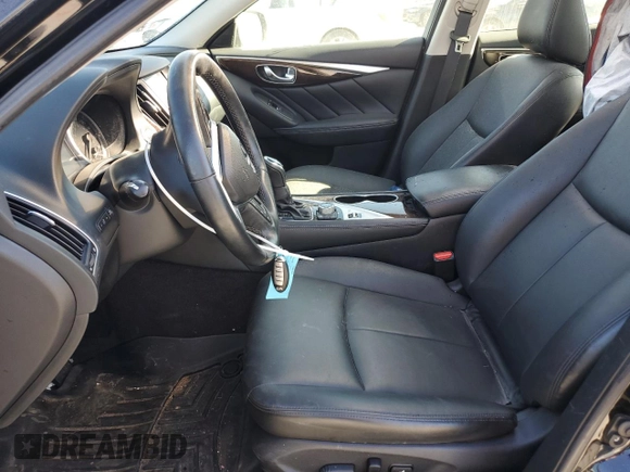 2018 Infiniti Q50 3.0t SPORT with VIN JN1EV7AR2JM435600, listed as a Copart auction lot 87513085 with 77,304 mi miles and Salvage Title. Bid and sale history available at carsss.com. Image 7.