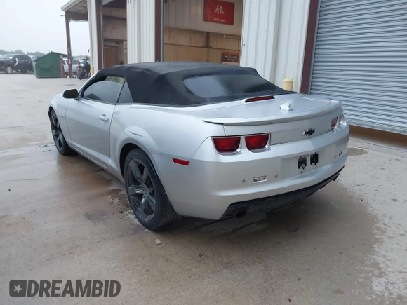 2012 Chevrolet Camaro 2LT with VIN 2G1FC3D30C9113912, listed as a IAAI auction lot 41994713 with 157,663 mi miles. Bid and sale history available at carsss.com. Image 3.