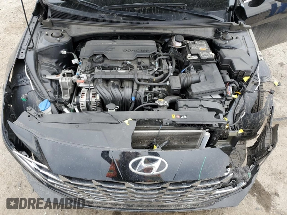 2021 Hyundai Elantra Limited with VIN 5NPLP4AG1MH029012, listed as a Copart auction lot 47179685 with 57,045 mi miles and Salvage Title. Bid and sale history available at DreamBid. Image 13.