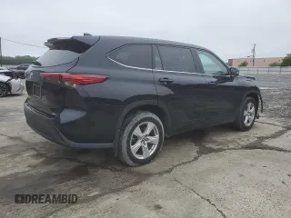2020 Toyota Highlander L with VIN 5TDCZRBH9LS001983, listed as a Copart auction lot 56965735 with 44,090 mi miles and Salvage title. Bid and sale history available at DreamBid. Image 3.