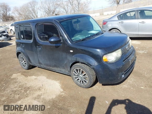 2012 Nissan Cube 1.8 S with VIN JN8AZ2KR4CT255579, listed as a IAAI auction lot 41617628 with 154,553 mi miles. Bid and sale history available at carsss.com. Image 1.