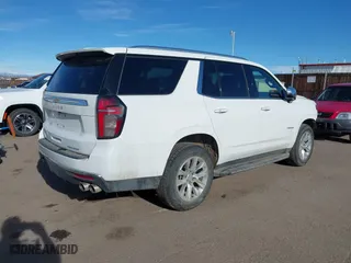 2023 Chevrolet Tahoe Premier with VIN 1GNSKSKDXPR294972, listed as a IAAI auction lot 41648292 with 50,561 mi miles. Bid and sale history available at carsss.com. Image 4.