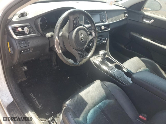 2016 Kia Optima EX with VIN 5XXGU4L35GG065760, listed as a Copart auction lot 53551465 with 0 mi miles and Clean Title. Bid and sale history available at carsss.com. Image 8.