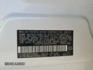 2011 Lexus IS 250 z VIN JTHCF5C26B2034956, wystawiony jako Copart lot #56358965 z przebiegiem 64 591 mil mil oraz Szkoda całkowita • Salvage title. Historia ofert i sprzedaży dostępna na DreamBid. Obrazek 13.