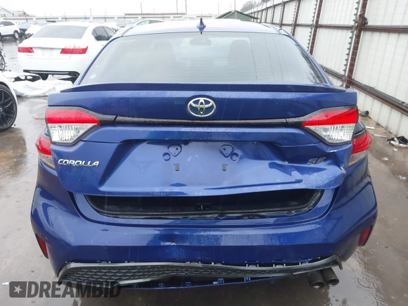 2020 Toyota Corolla SE with VIN 5YFP4RCE1LP012862, listed as a IAAI auction lot 41281420 with 78,541 mi miles. Bid and sale history available at carsss.com. Image 16.
