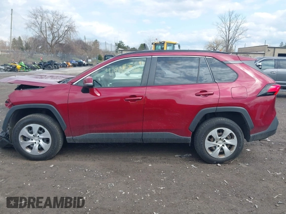 2019 Toyota RAV4 LE with VIN JTMG1RFV2KD005523, listed as a IAAI auction lot 41910005 with 64,119 mi miles. Bid and sale history available at carsss.com. Image 15.