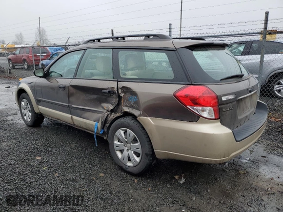 2008 Subaru Outback с VIN 4S4BP60C386302629, выставлен на аукционе Copart как лот 83783804 с пробегом 71 602 миль миль и Списание • Salvage title. История ставок и продаж доступна на DreamBid. Изображение 2.