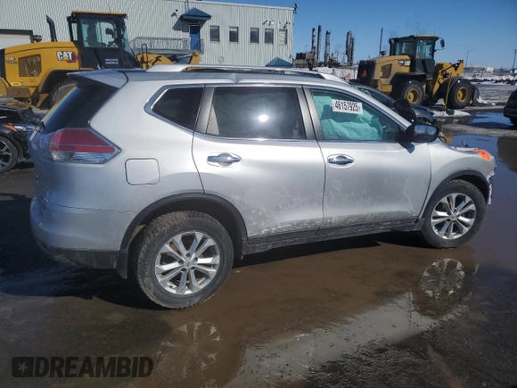2015 Nissan Rogue SL with VIN 5N1AT2MV8FC848594, listed as a Copart auction lot 46157925 with Not Provided miles and Non Repairable. Bid and sale history available at DreamBid. Image 3.