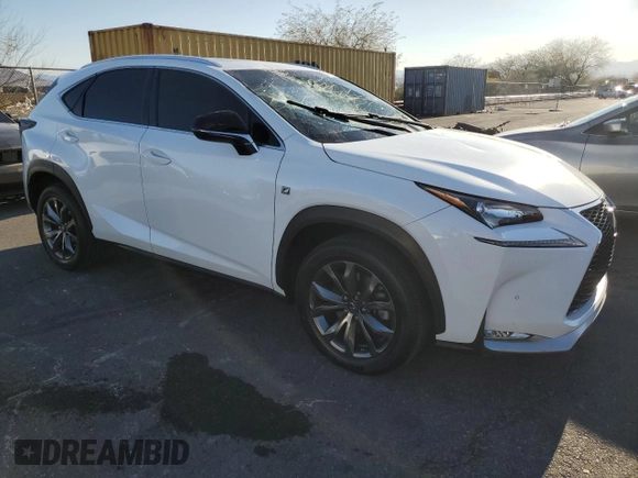 2016 Lexus NX 200t with VIN JTJYARBZ4G2041324, listed as a Copart auction lot 47894855 with 60,650 mi miles and Salvage title. Bid and sale history available at DreamBid. Image 4.