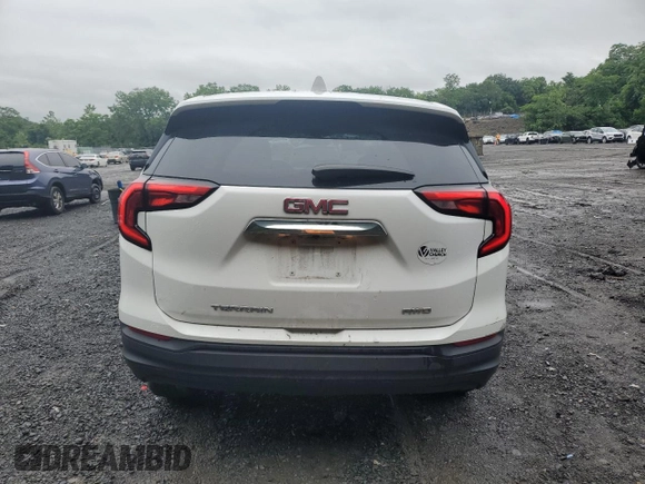 2019 GMC Terrain SLE with VIN 3GKALTEV6KL163800, listed as a Copart auction lot 60887855 with 71,360 mi miles and Salvage title. Bid and sale history available at DreamBid. Image 6.
