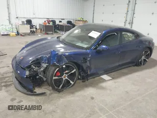 2020 Porsche Taycan 4S z VIN WP0AB2Y16LSA53420, wystawiony jako IAAI lot #41455821 z przebiegiem 25 296 mil mil oraz . Historia ofert i sprzedaży dostępna na DreamBid. Obrazek 2.