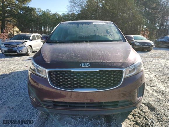 2017 Kia Sedona LX with VIN KNDMB5C14H6244174, listed as a Copart auction lot 49928785 with NaN miles and Clean Title. Bid and sale history available at carsss.com. Image 5.