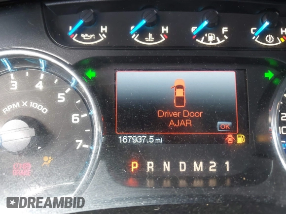2014 Ford F-150 XL with VIN 1FTFW1CF6EFB56157, listed as a IAAI auction lot 41823200 with 167,937 mi miles. Bid and sale history available at carsss.com. Image 15.