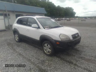 2007 Hyundai Tucson SE with VIN KM8JN72D97U485574, listed as a IAAI auction lot 42180222 with 128,098 mi miles and . Bid and sale history available at DreamBid. Image 1.