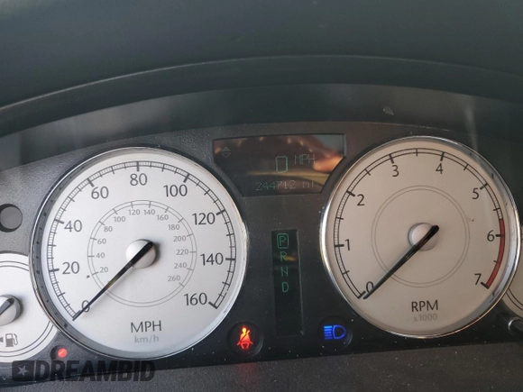 2005 Chrysler 300 with VIN 2C3AA63H35H616675, listed as a Copart auction lot 49487985 with 244,712 mi miles and Non Repairable. Bid and sale history available at carsss.com. Image 9.