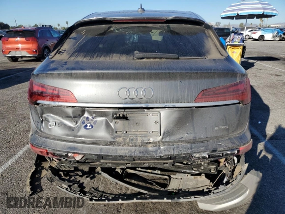 2021 Audi Q5 Sportback Premium Plus with VIN WA15AAFY8M2111910, listed as a Copart auction lot 46950345 with 79,594 mi miles and Salvage title. Bid and sale history available at DreamBid. Image 6.