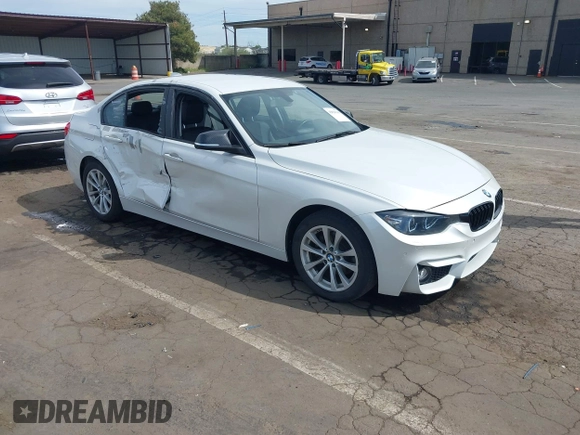 2016 BMW 3 Series 320i with VIN WBA8A9C52GK617133, listed as a IAAI auction lot 42029140 with 59,113 mi miles. Bid and sale history available at carsss.com. Image 1.