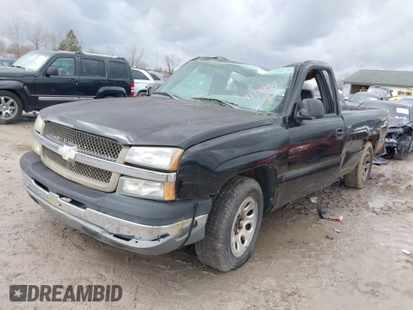 2004 Chevrolet Silverado 1500 Work Truck with VIN 1GCEC14X24Z329861, listed as a IAAI auction lot 41731894 with 137,109 mi miles. Bid and sale history available at carsss.com. Image 17.