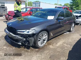2021 BMW 5 Series 530i xDrive with VIN WBA13BJ0XMWX00677, listed as a IAAI auction lot 42100435 with 66,140 mi miles and . Bid and sale history available at DreamBid. Image 18.
