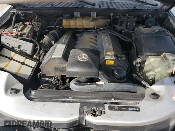 2001 Mercedes-Benz M-Class AMG with VIN 4JGAB74E21A227338, listed as a Copart auction lot 46991495 with 252,783 mi miles and Clean Title. Bid and sale history available at carsss.com. Image 12.
