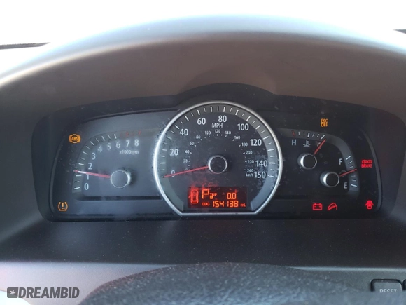 2009 Kia Borrego EX with VIN KNDJJ742295018666, listed as a Copart auction lot 46311595 with 154,138 mi miles and Salvage Title. Bid and sale history available at carsss.com. Image 9.