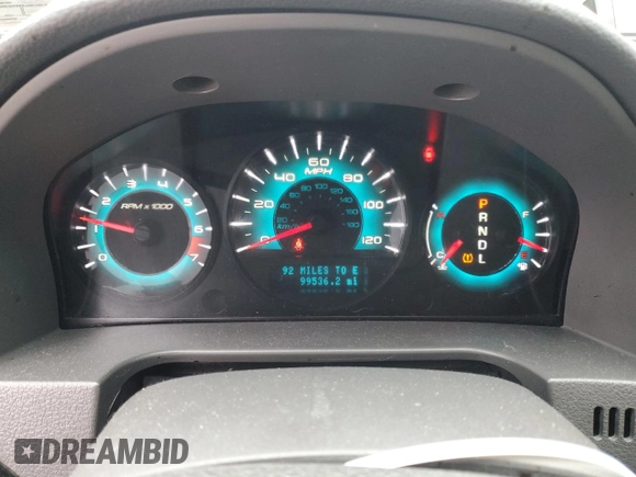 2010 Ford Fusion SE with VIN 3FAHP0HAXAR122478, listed as a Copart auction lot 47041705 with 99,536 mi miles and Clean Title. Bid and sale history available at carsss.com. Image 9.
