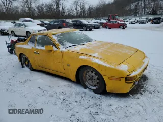 1984 Porsche 944 z VIN WP0AA0944EN456763, wystawiony jako Copart lot #46311845 z przebiegiem 15 364 mil mil oraz Czysty tytuł • Clean title. Historia ofert i sprzedaży dostępna na DreamBid. Obrazek 4.