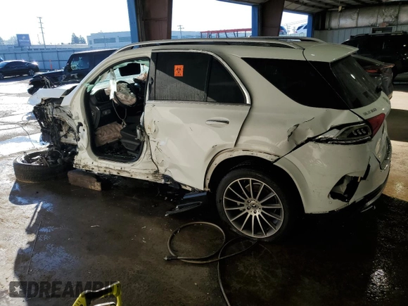 2021 Mercedes-Benz GLE 350 with VIN 4JGFB4KB5MA384170, listed as a Copart auction lot 43193145 with Not provided miles and Non repairable. Bid and sale history available at DreamBid. Image 2.