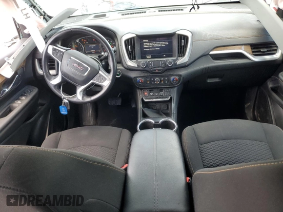 2021 GMC Terrain SLE with VIN 3GKALTEV6ML336654, listed as a Copart auction lot 55979675 with 75,232 mi miles and Clean title. Bid and sale history available at DreamBid. Image 8.