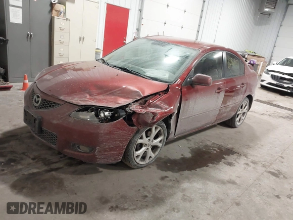 2008 Mazda Mazda3 i Touring Value with VIN JM1BK32F881176435, listed as a IAAI auction lot 41386907 with 156,763 mi miles. Bid and sale history available at carsss.com. Image 17.